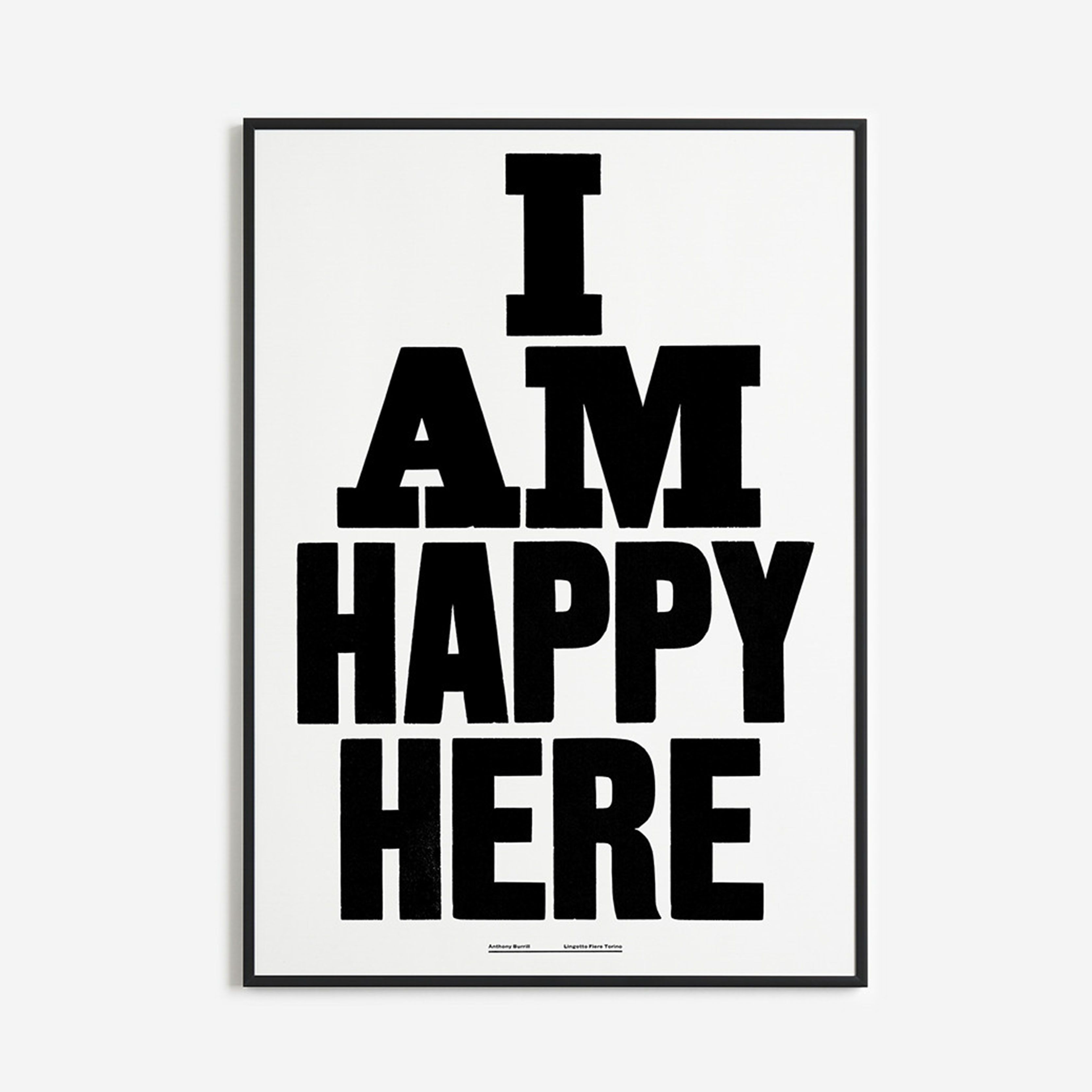 I am happy here white