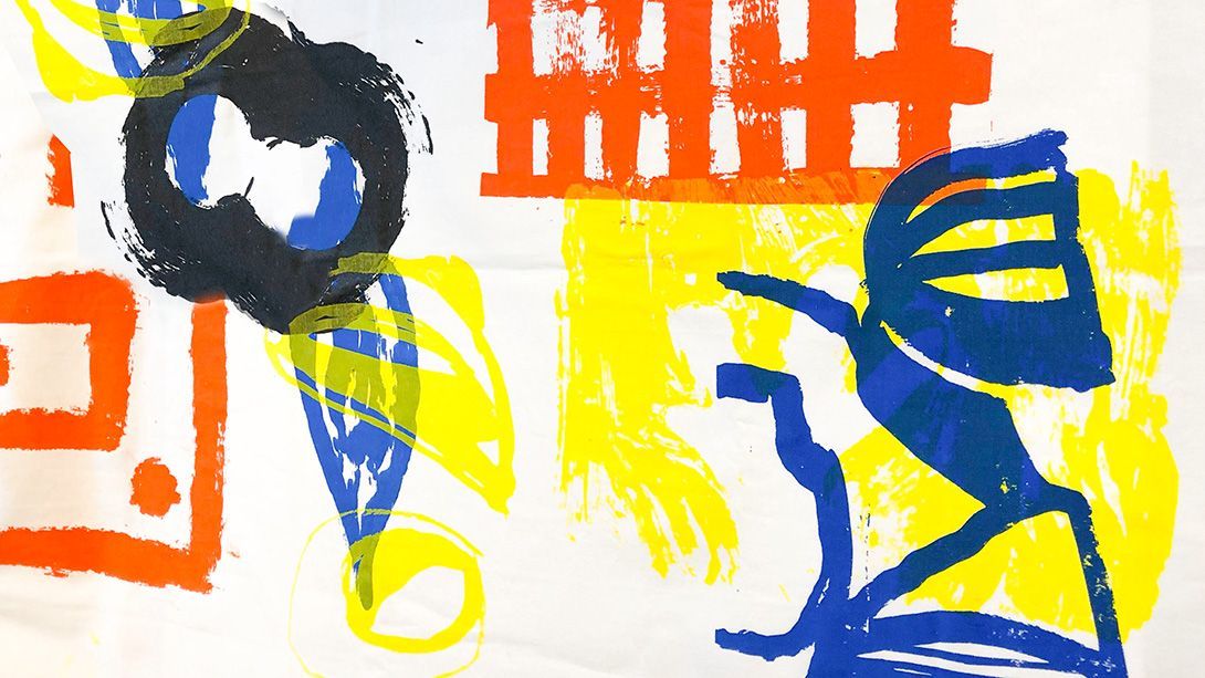 Unconventional Textile Printing on Fabric